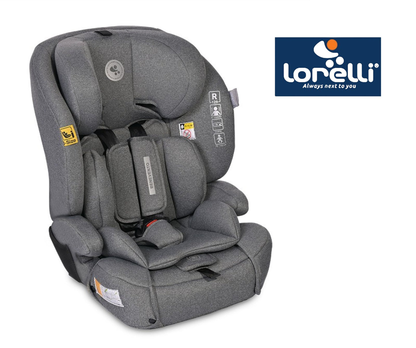 Autosjedalica Benevento  Grey Isofix 76-150Cm
