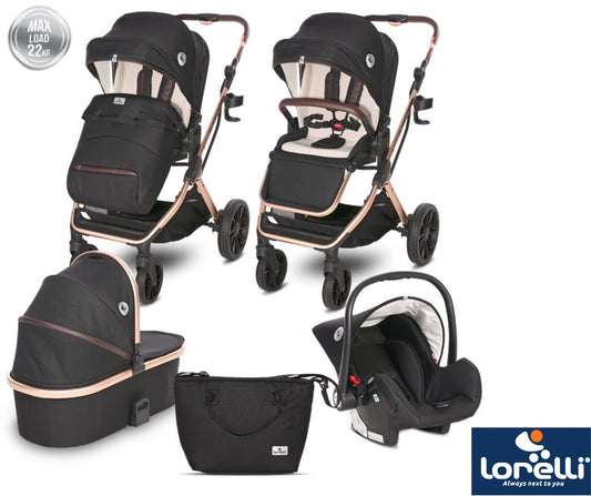 Kolica Glory 3U1 Blackdiamonds