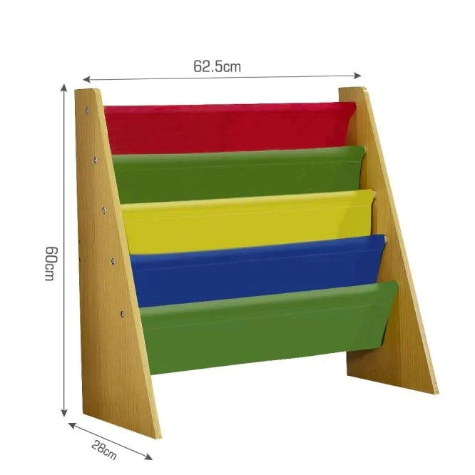 Dječija Polica za Knjige i Igračke, Organizator za Skladištenje, Biblioteka - COLORS