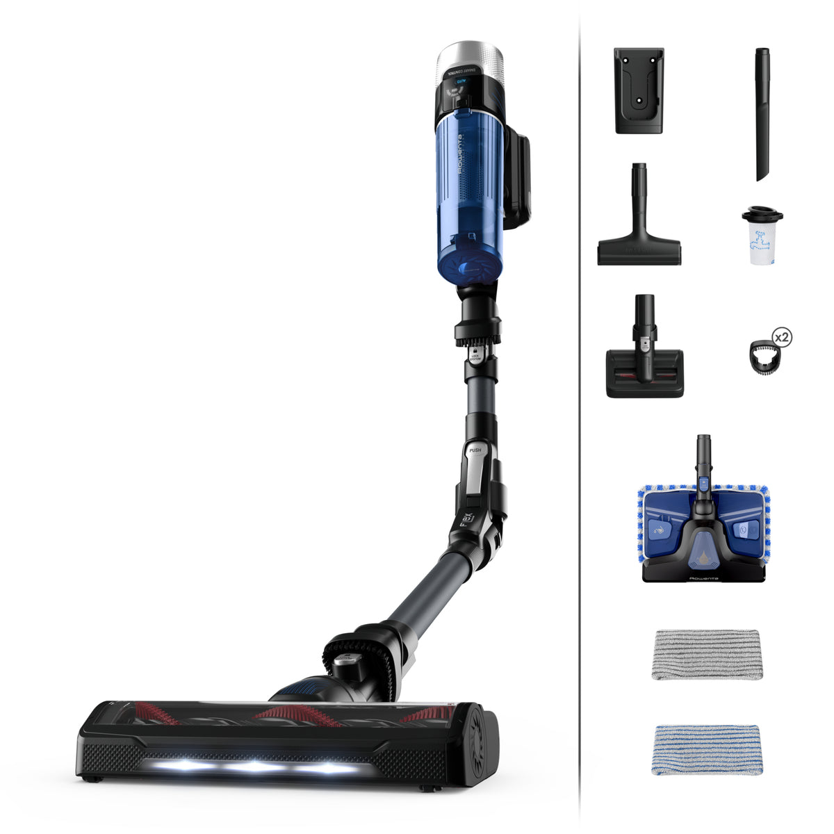 Rowenta štapni usisavač RH20C7WO X-Force Flex 9.60 Aqua Auto 3-u-1