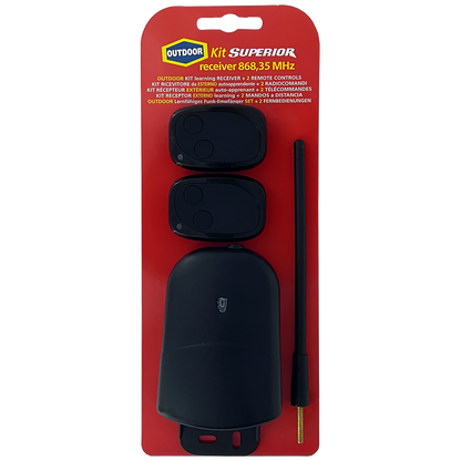 Superior Set za daljinsko upravljanje, 2 kanala, 2 RC-a 868 MHz - OUTDOOR SUPERIOR KIT 868