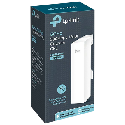 TP-LINK Wireless N Access Point, 300Mbps, 13dBi, 5GHz - CPE510