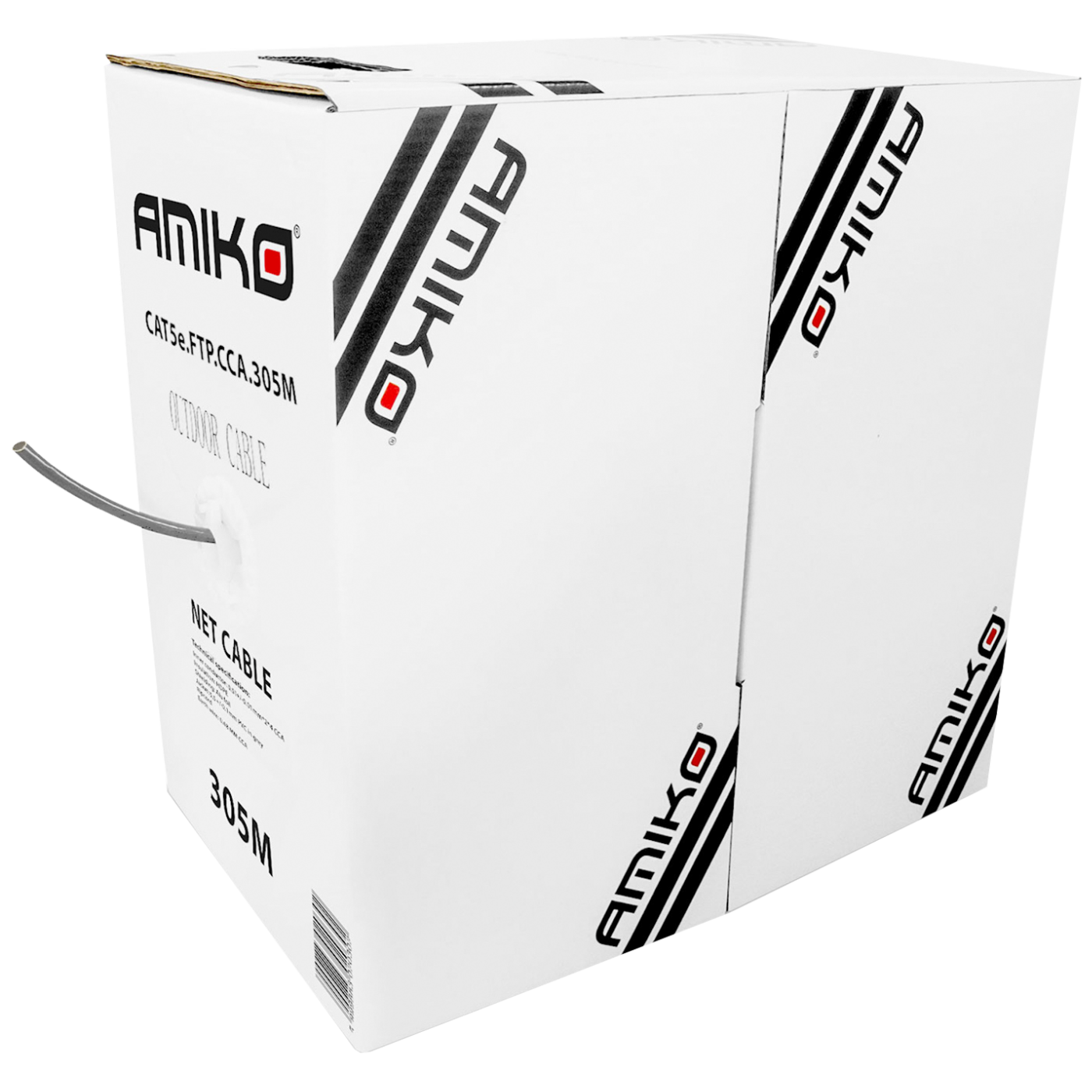 Amiko Mrežni FTP kabl, CAT5e, OutDoor, 305 met. - CAT5e FTP Outdoor 305m