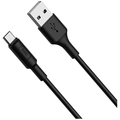hoco. USB kabl za smartphone, micro USB kabl, 1 met., 2 A, crna - X25 Soarer Micro USB, Black