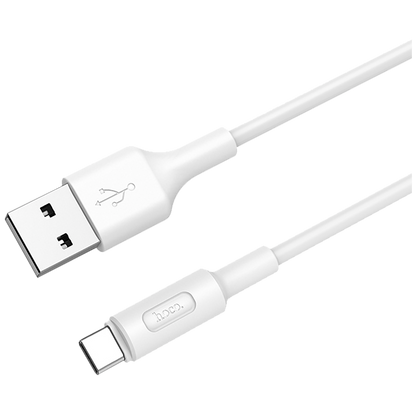 hoco. USB kabl za smartphone, USB type C kabl, 1 met, 2 A,bijela - X25 Soarer USB type C, White