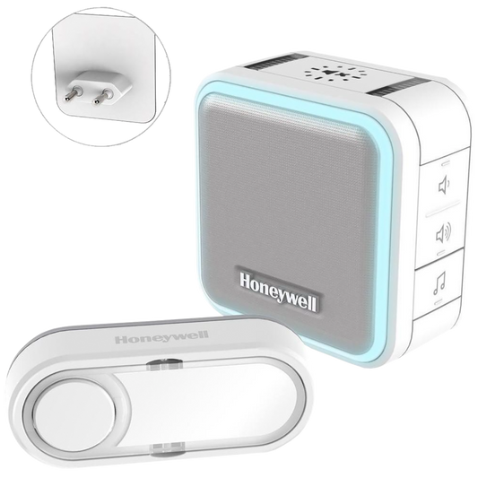 Honeywell Zvono bežično. kućno, 6 melodije, mute timer, bijela boja - DC515EP2