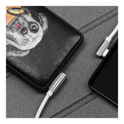hoco. USB kabl za smartphone, micro USB, 1.2 met., 2.4 A, bijela - U42 Exquisite steel, Micro USB, WH