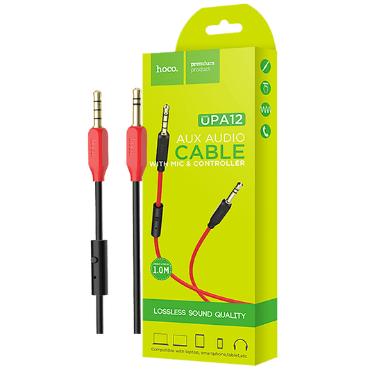 hoco. Audio kabl 3.5 mm sa mikrofonom, dužina 1.0 metar - UPA12 AUX MIC