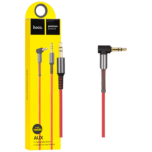 hoco. Audio kabl 3.5 mm, dužina 1.0 metar, crvena - UPA02 Spring Audio AUX, RD
