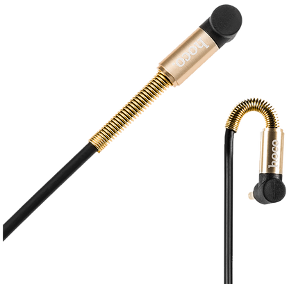 hoco. Audio kabl 3.5 mm, dužina 1.0 metar, crna - UPA02 Spring Audio AUX  BK