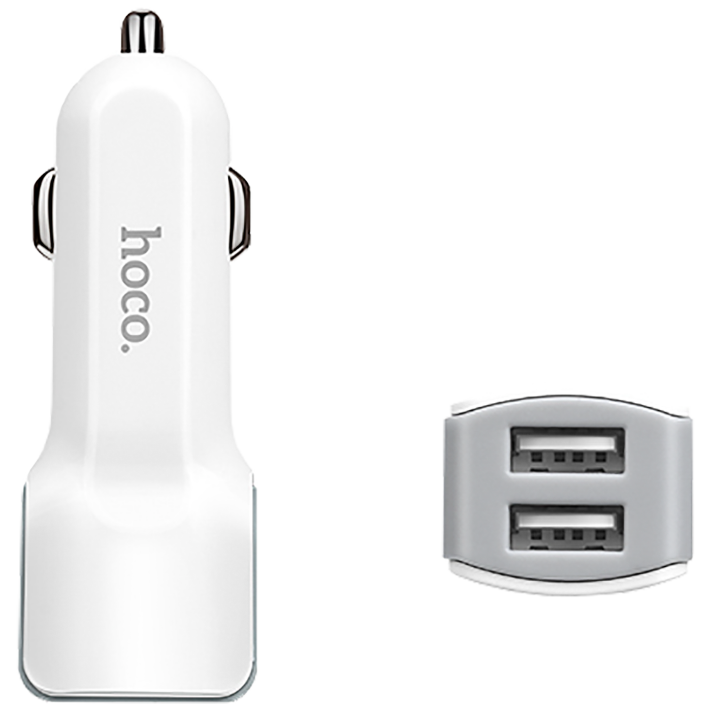 hoco. Auto punjač za smartphone, 2 x USB, 5V / 2.4 A - Z23 Grand Style Dual port