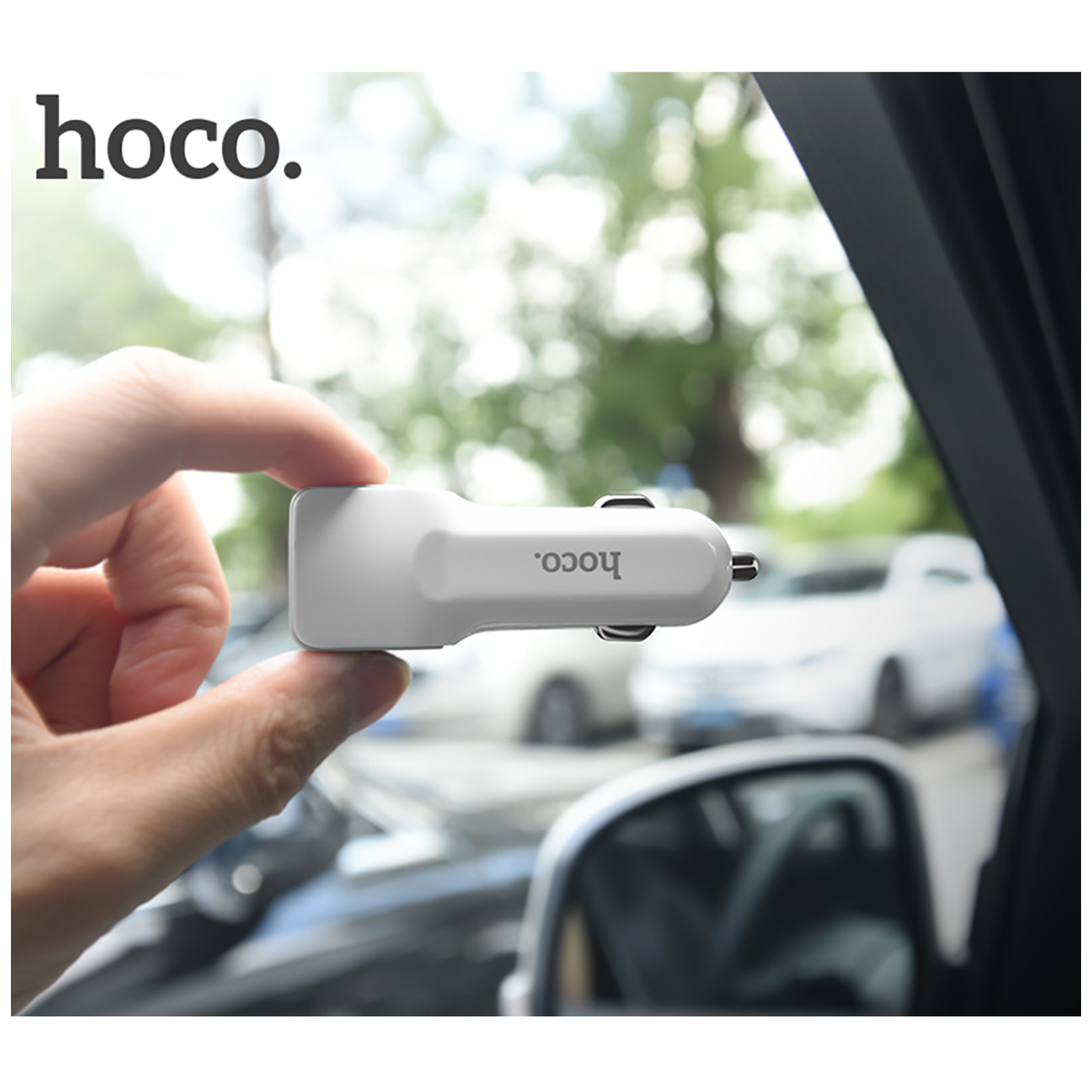 hoco. Auto punjač za smartphone, 2 x USB, 5V / 2.4 A - Z23 Grand Style Dual port