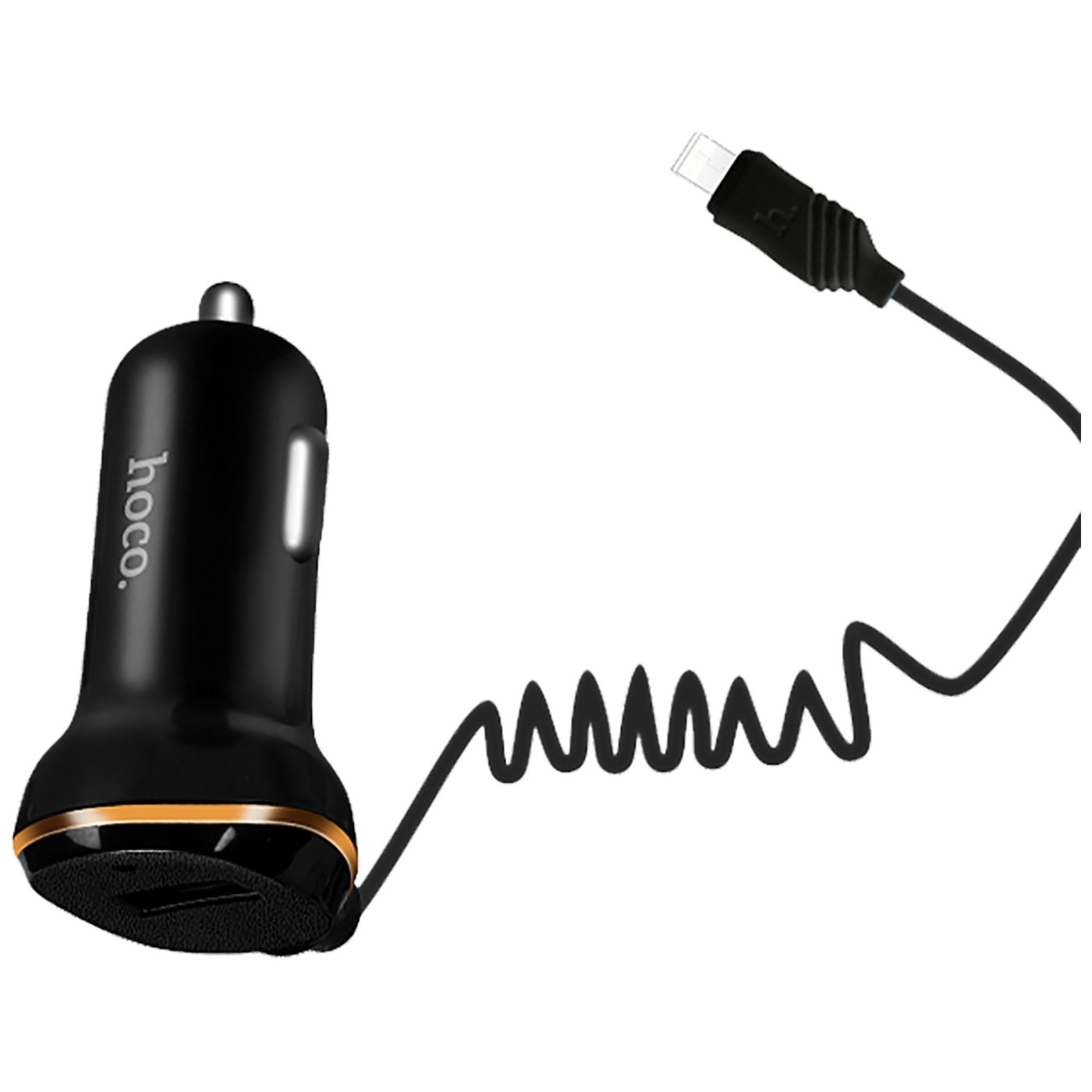 hoco. Auto punjač  sa micro USB kabl, USB, 5 V/3.4 A, crna - Z14 single, micro USB, BK