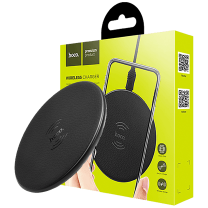 hoco. Punjač bežični, univerzalni, za smartphone, 5 W, crna - CW14 Wireless charger, BK