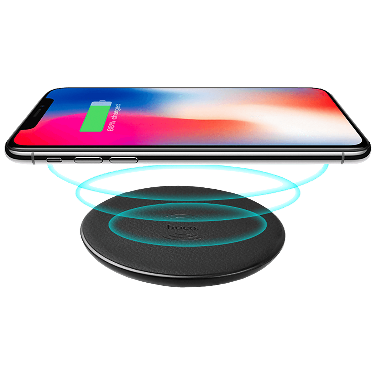 hoco. Punjač bežični, univerzalni, za smartphone, 5 W, crna - CW14 Wireless charger, BK
