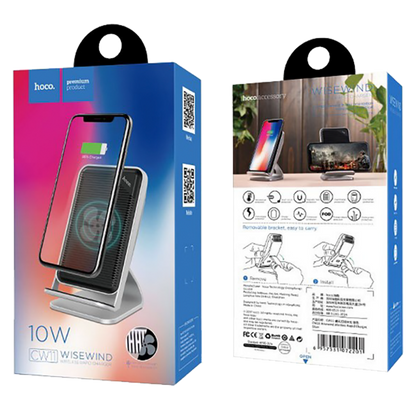 hoco. Punjač kućni, bežični, docking station, 10 W - CW11 Wisewind Wireless QC