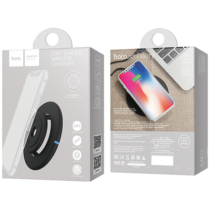 hoco. Punjač bežični, univerzalni, za smartphone, 5 W - CW9 Exalted Wireless charger