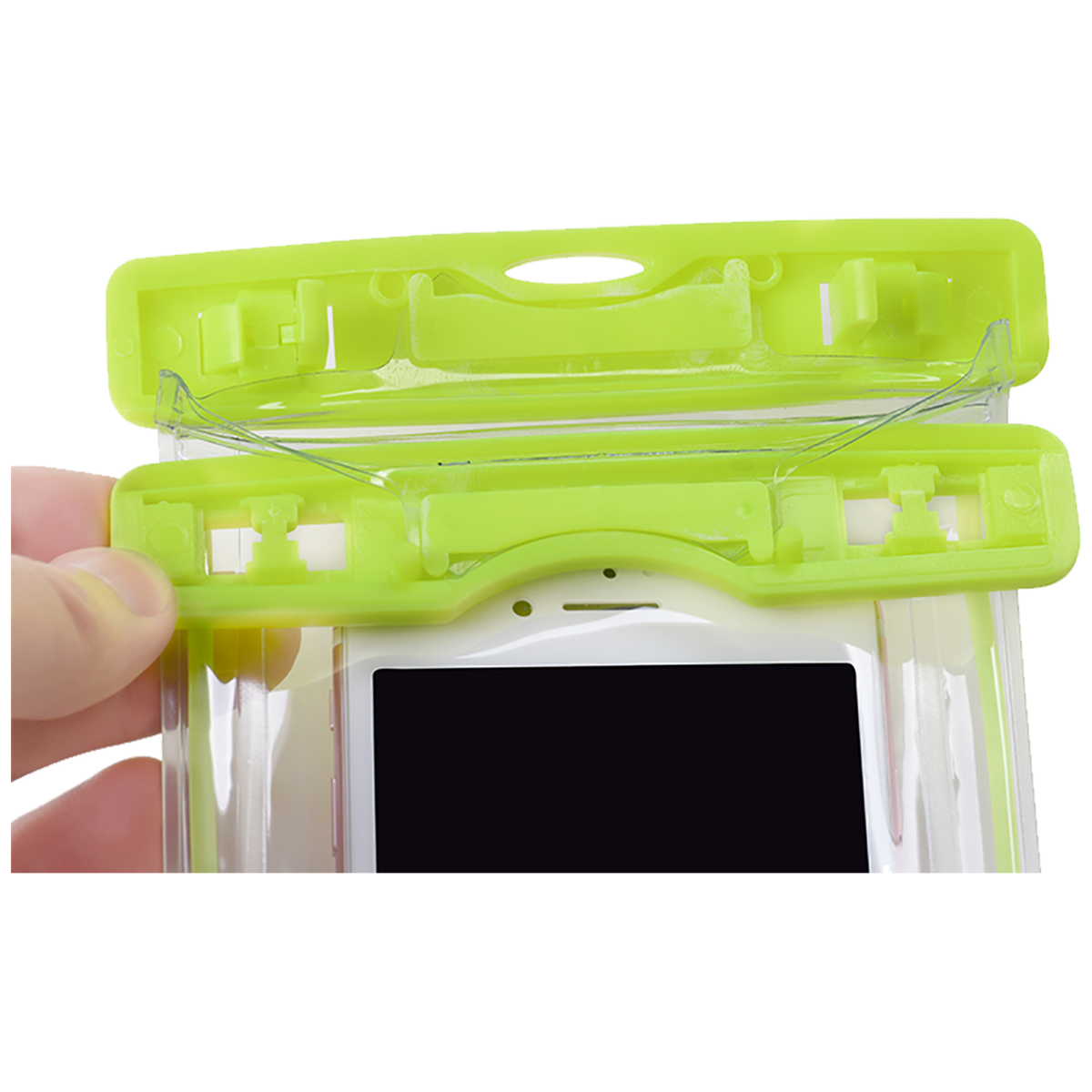 hoco. Torbica za mobitel, vodootporna, fluo zelena - Clear fantasy waterproof bag, GR