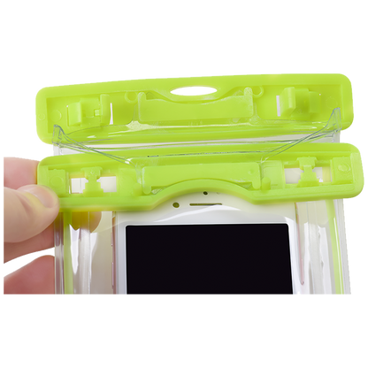 hoco. Torbica za mobitel, vodootporna, fluo zelena - Clear fantasy waterproof bag, GR