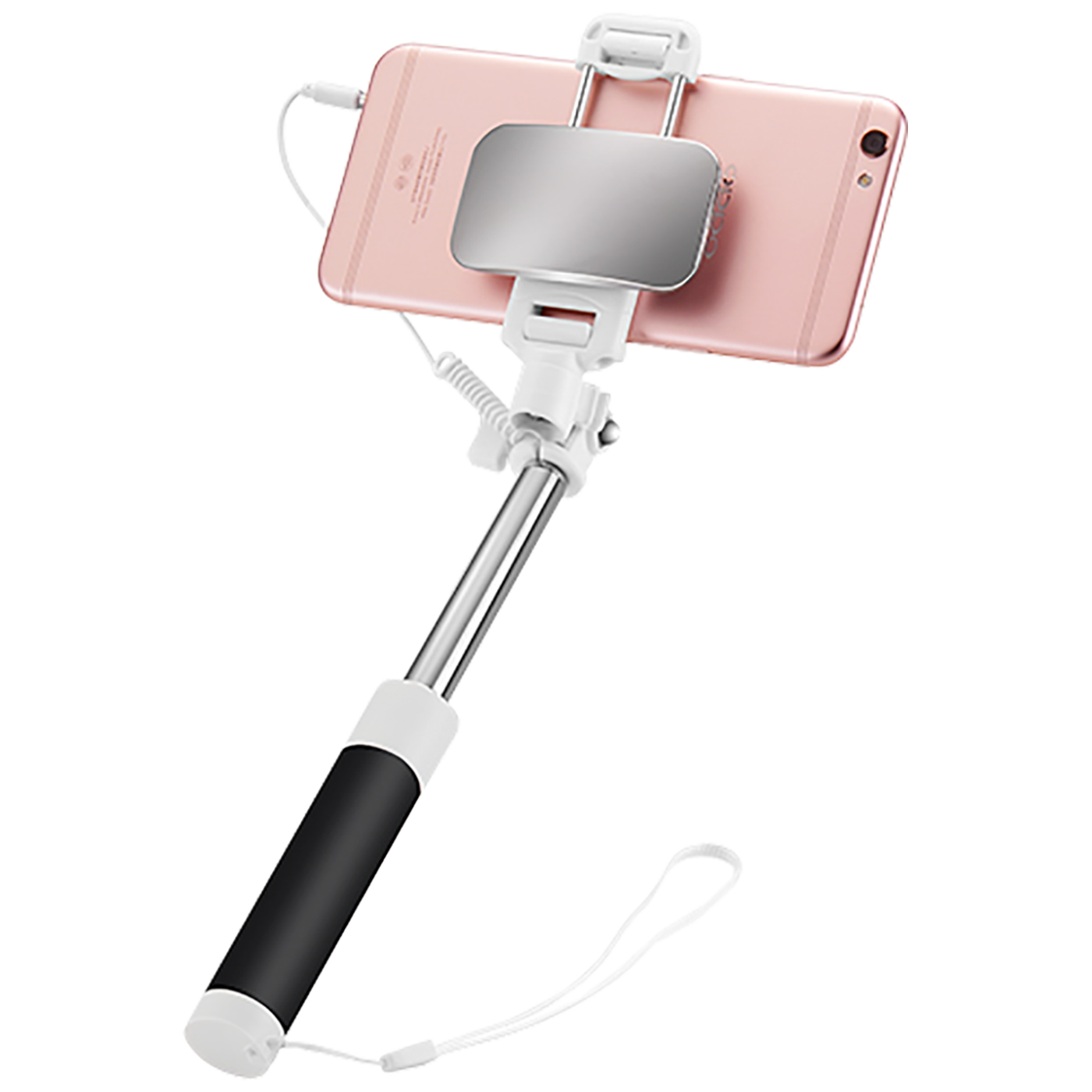 hoco. Selfie stick za smartphone, žični, sa ogledalcem - K2 Magic Mirror Selfie Stick