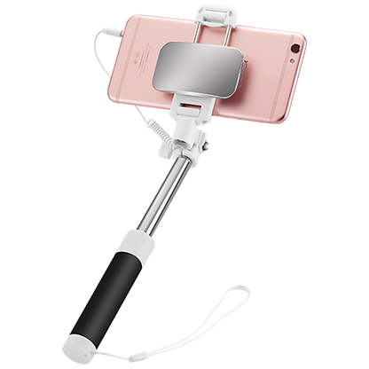 hoco. Selfie stick za smartphone, žični, sa ogledalcem - K2 Magic Mirror Selfie Stick