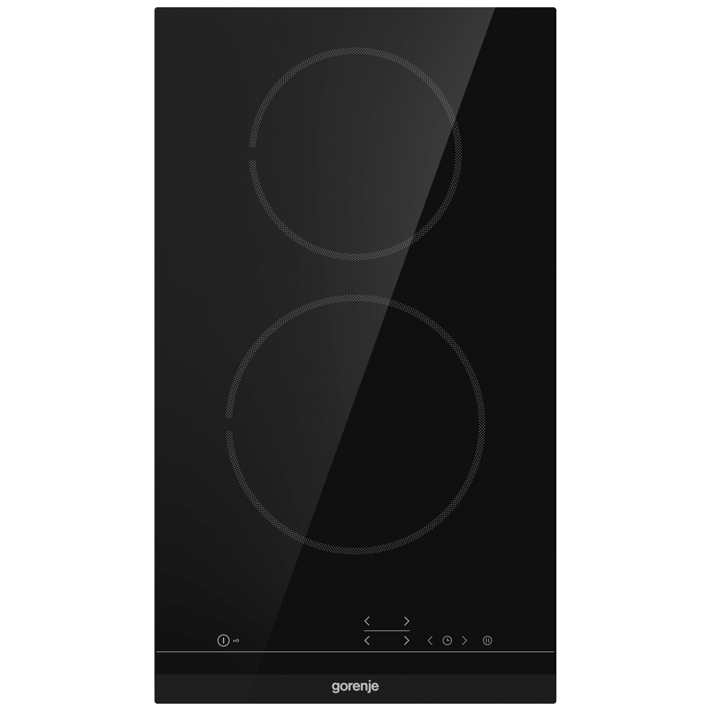 Gorenje Ugradbena staklokeramička ploča za kuhanje, 30 cm, crna - ECT321BCSC