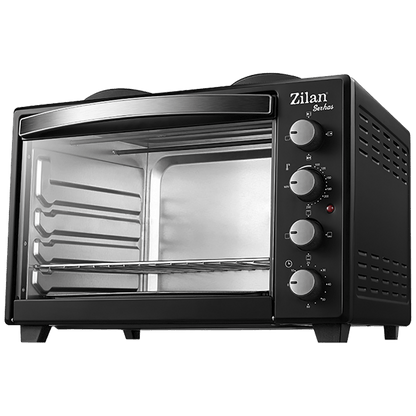 Zilan Mini pećnica, 2 grijače ploče, 45 l, 3200 W, crna - ZLN2935