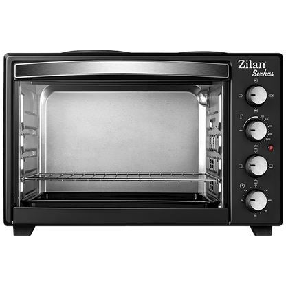 Zilan Mini pećnica, 2 grijače ploče, 45 l, 3200 W, crna - ZLN2935