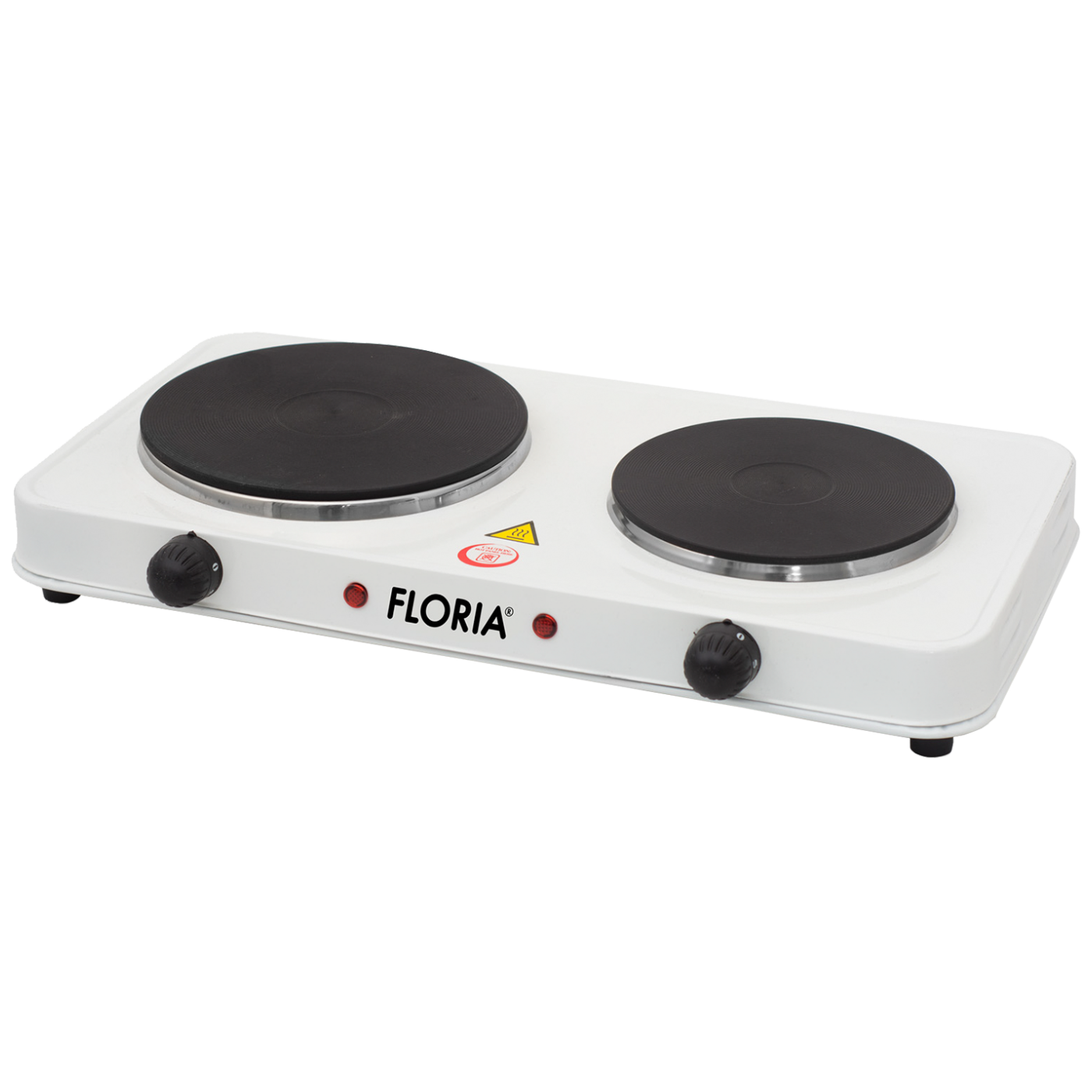Floria Električno kuhalo, 2 ploče - 15/18 cm, 1500 W, bijela - ZLN2843 WH
