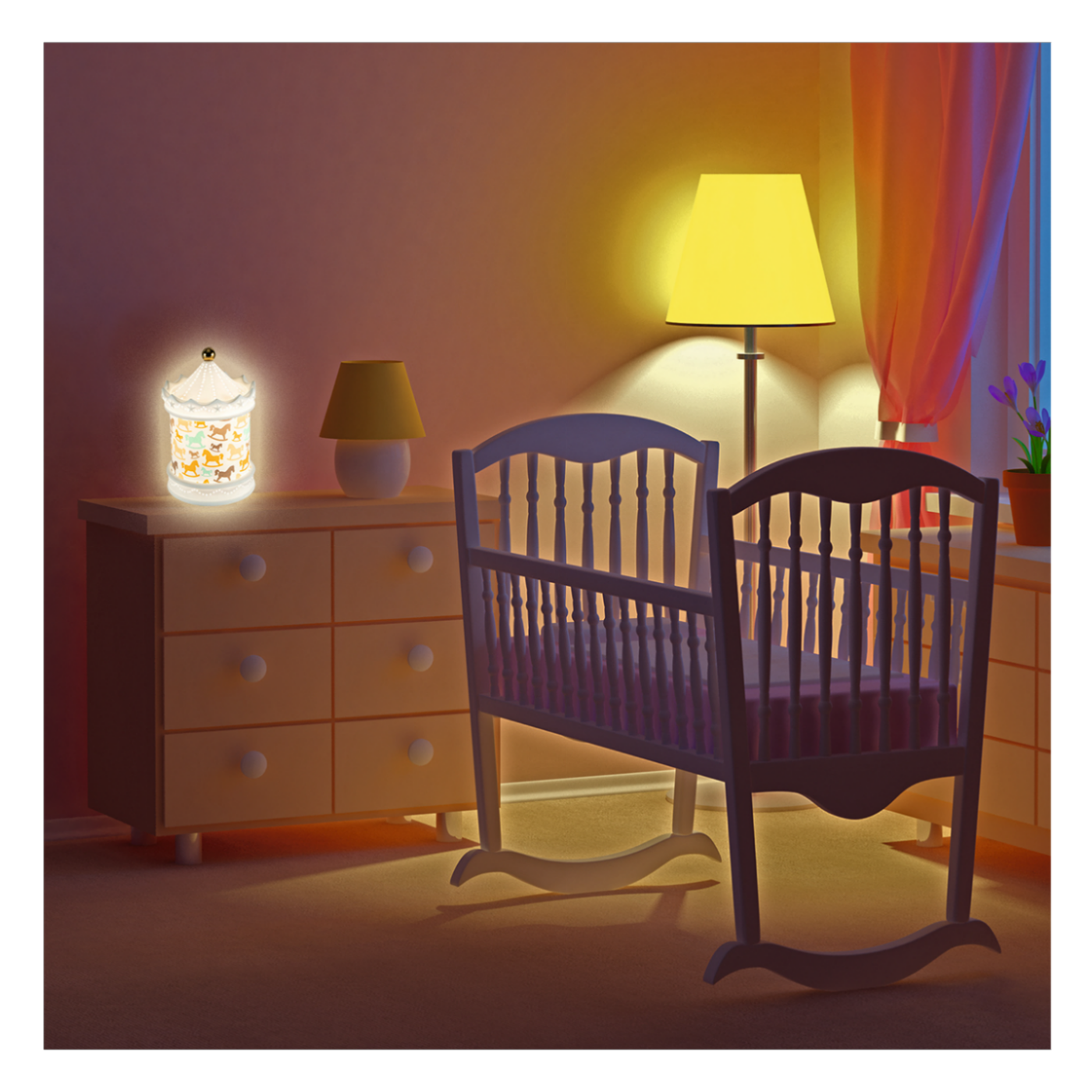 home Dekorativna LED rasvjeta, vrteška - PDV 02