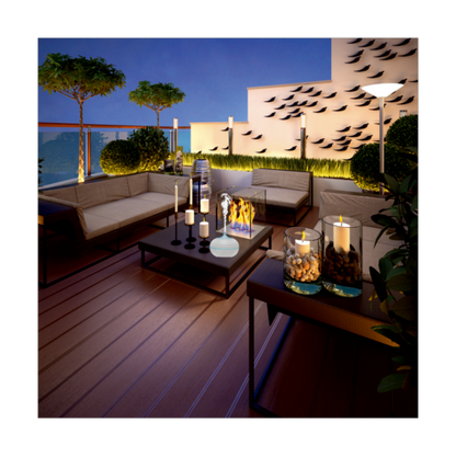 home Ultrazvučni aroma difuzor ovlaživač zraka sa svjetlom 120ml. - AD 10