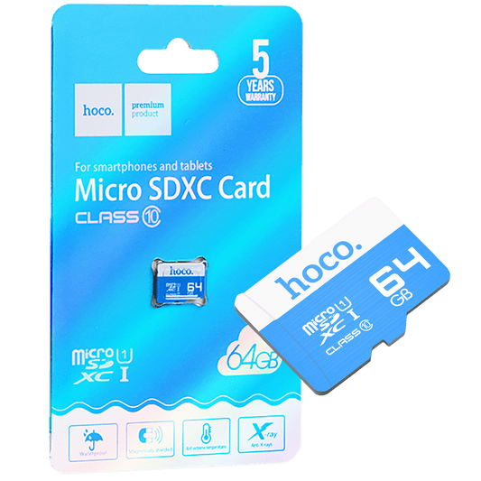hoco. Micro SD kartica, 64GB, class 10 - MicroSD 64GB Class10 (85829)