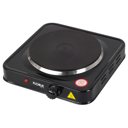 Floria Električno kuhalo, 1 ploča - 15 cm, 1000 W, crna - ZLN2806