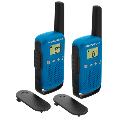 Motorola Walkie Talkie, domet 4 km, 16 kanala, plava - TLKR T42 BL
