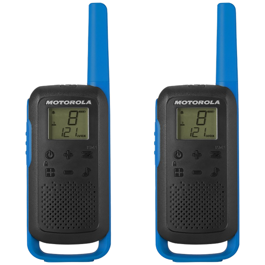 Motorola Walkie Talkie, domet 8 km, 16 kanala, plava - TLKR T62 BL