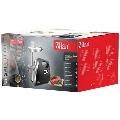 Zilan Mašina za mljevenje mesa, snaga 1200 W, crna - ZLN7599