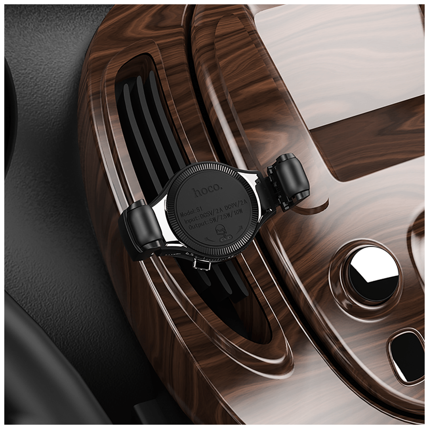 hoco. Auto punjač, bežični, za smartphone, USB, 5 V / 10 W - S1 Selected