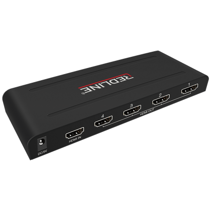 REDLINE HDMI razdjelnik, 1 ulaz - 4 izlaza - HS-4000