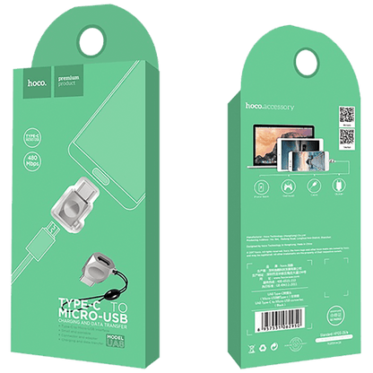 hoco. Adapter USB type C / Micro USB, OTG - UA8 Type C to Micro USB