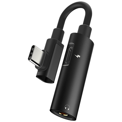 hoco. Adapter za slušalice 2in1, USB type C na type C / 3.5 mm - LS19 Type-C to 3.5 mm