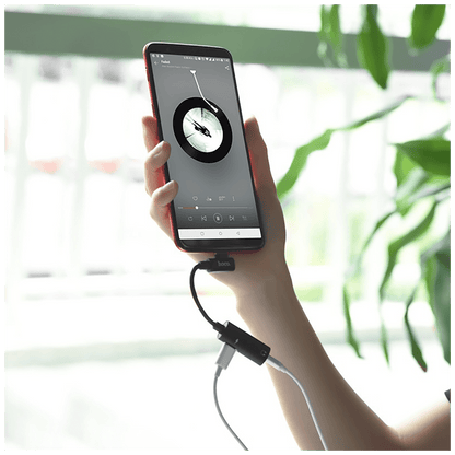 hoco. Adapter za slušalice 2in1, USB type C na type C / 3.5 mm - LS19 Type-C to 3.5 mm