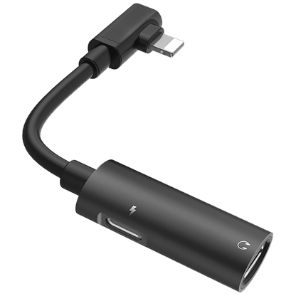hoco. Adapter za slušalice 2in1, iPhone,Lightning na 2 x Lightning - LS18 Lightning to Lightning