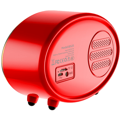 hoco. Zvučnik bežični, Bluetooth,retro, 1200 mAh, 5 h, 5 W, crvena - BS25 Time, Bluetooth, retro, red