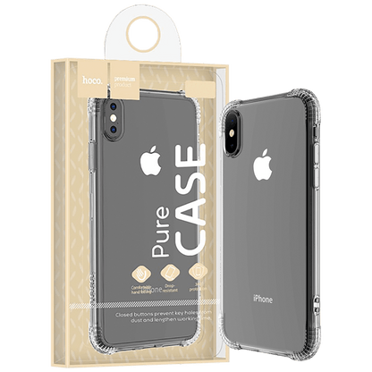 hoco. Maska za iPhone X / XS, transparent - Armor series Case iPhone X/XS