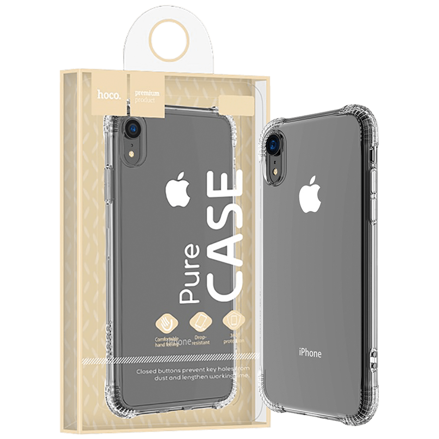 hoco. Maska za iPhone XR, transparent - Armor series Case iPhone XR