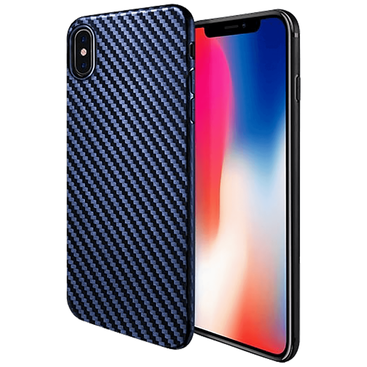 hoco. Maska za iPhone X/XS, plava - Delicate shadow X/XS