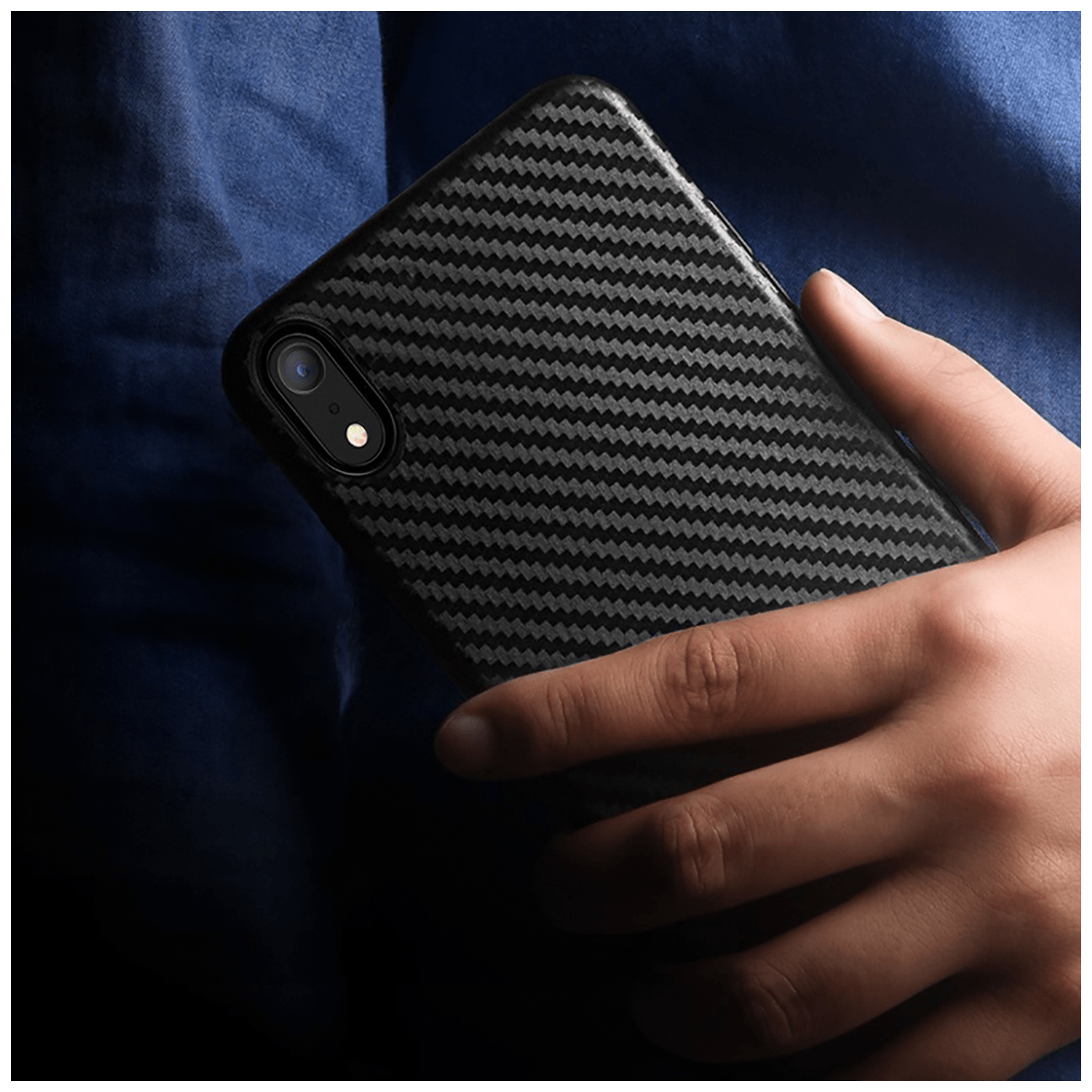 hoco. Maska za iPhone XR, crna - Delicate shadow XR