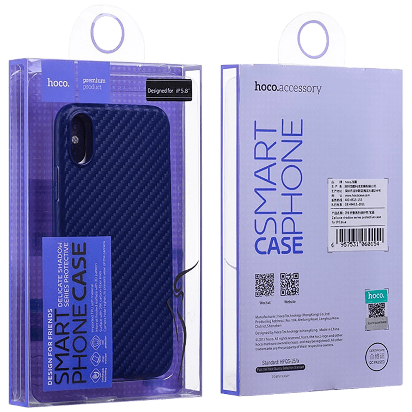 hoco. Maska za iPhone XS Max, crna - Delicate shadow XS Max