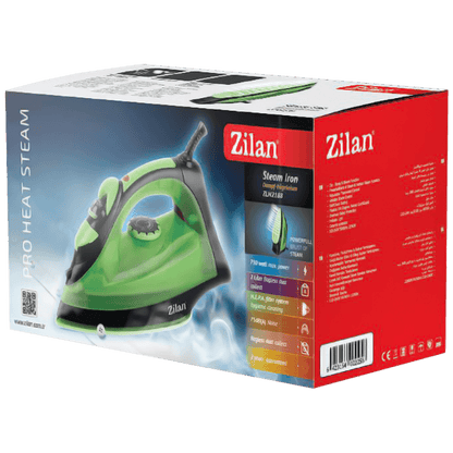 Zilan Pegla na paru, 2200 W, Anticalc And Drip, zeleno/crna - ZLN2189