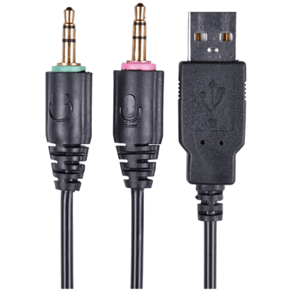 Connect XL Slušalice sa mikrofonom, LED iluminacija, 3.5 mm - CXL-GHP750